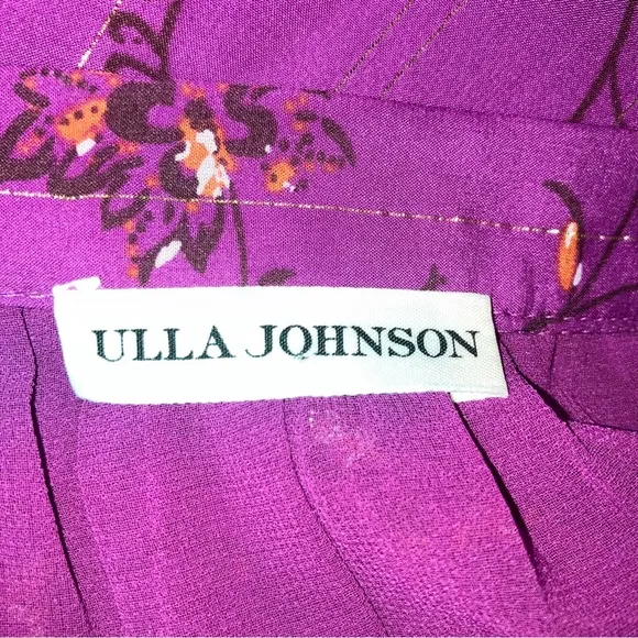 Ulla Johnson Torri Silk Handkerchief Skirt