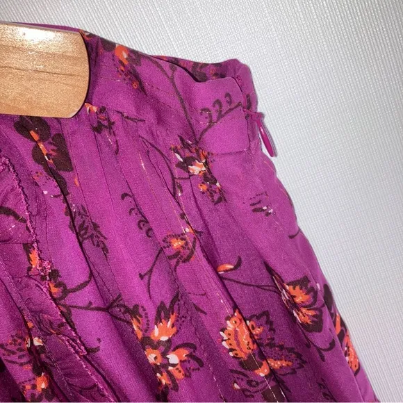 Ulla Johnson Torri Silk Handkerchief Skirt
