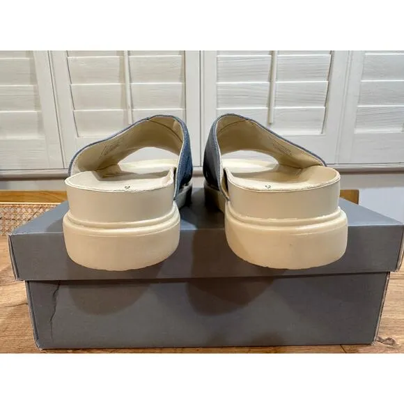 Vagabond Erin Sandals Dusty Blue Suede Size 38 EU 7.5 US NIB