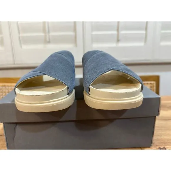 Vagabond Erin Sandals Dusty Blue Suede Size 38 EU 7.5 US NIB