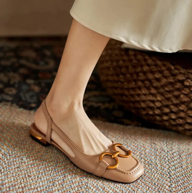 Valentina Orthopedic Leather Buckle Sandals