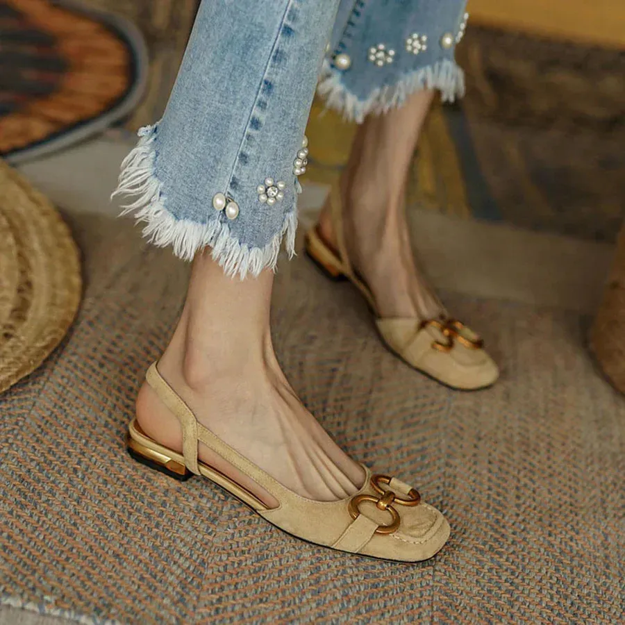 Valentina Orthopedic Leather Buckle Sandals