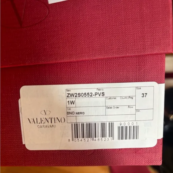 Valentino Garavani Black Sandals