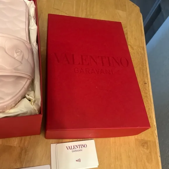 Valentino Garavani Pink Quilted Sandals