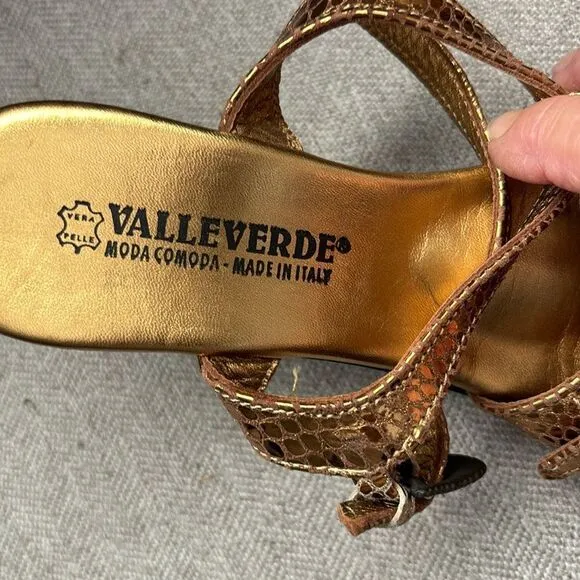Valleverde Dressy Sandals made in Italy sz 6