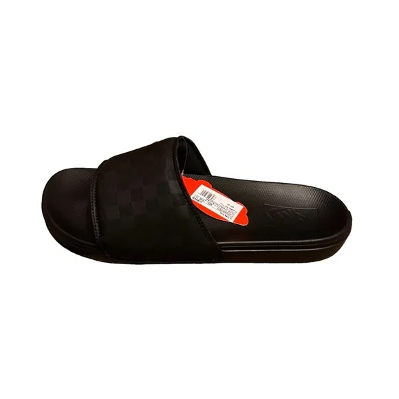 VANS La Costa Slide On Checkerboard Black Sandals VN0A5HF276 Men’s Slides Size13