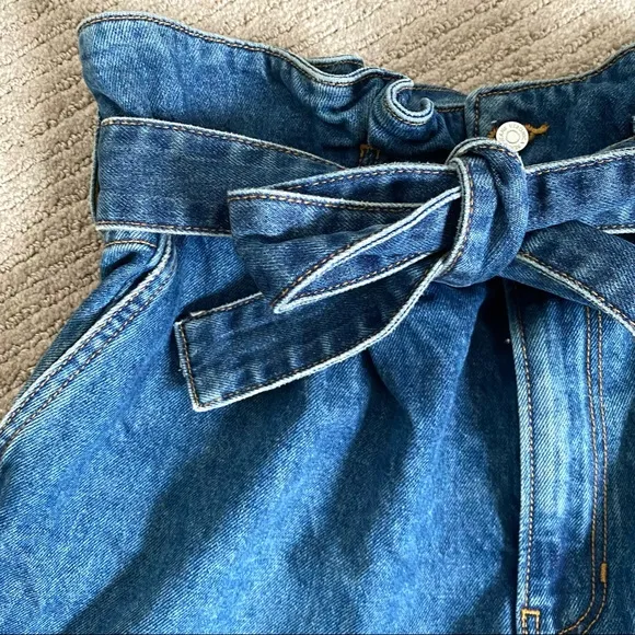 VERONICA BEARD Nori Paperbag Jean Shorts High Rise - update. WORN ONCE!✨