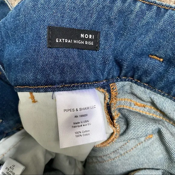 VERONICA BEARD Nori Paperbag Jean Shorts High Rise - update. WORN ONCE!✨