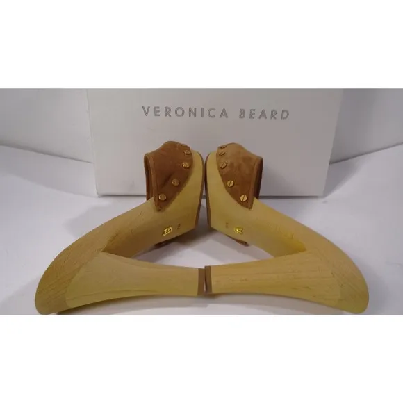 Veronica Beard Women's LAYNE PLATFORM SANDAL NIB 398 Hazelwood NWT 398 Sz 10 IRR