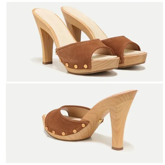 Veronica Beard Women's LAYNE PLATFORM SANDAL NIB 398 Hazelwood NWT 398 Sz 10 IRR