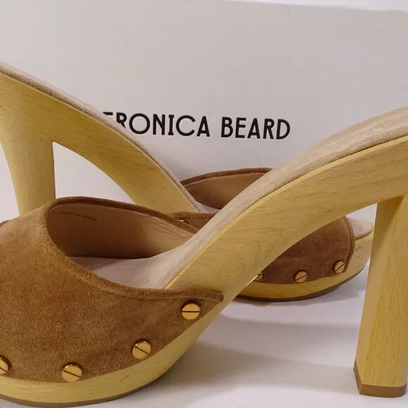Veronica Beard Women's LAYNE PLATFORM SANDAL NIB 398 Hazelwood NWT 398 Sz 10 IRR