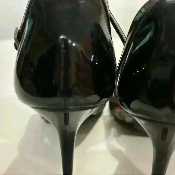 Versace Jeans Couture Patent Leather Sandals