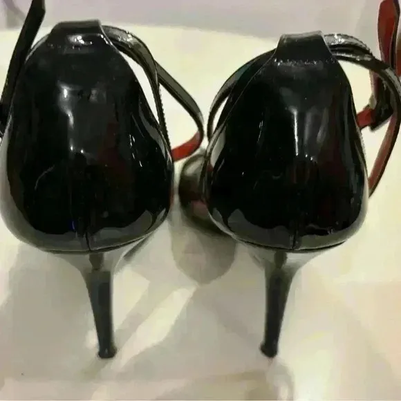 Versace Jeans Couture Patent Leather Sandals
