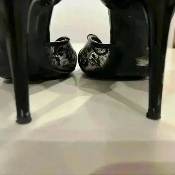 Versace Jeans Couture Patent Leather Sandals