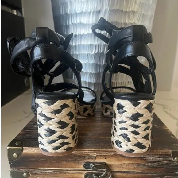 Vince Camuto Roreka Leather Heels in Black