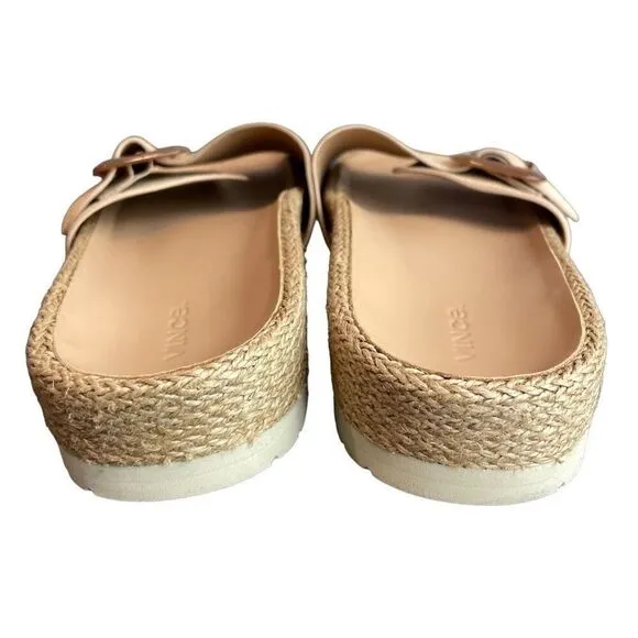 Vince Grant Espadrille Slide Jute Sandals Size 10M