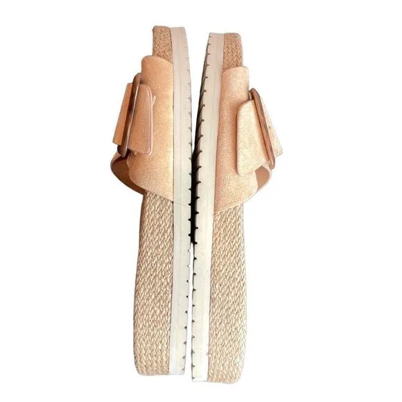 Vince Grant Espadrille Slide Jute Sandals Size 10M