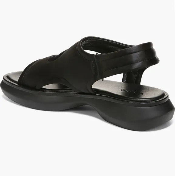 Vince Women's Fresca Black Strappy Slingback Sport Sandals Size 7 (MSRP $285)