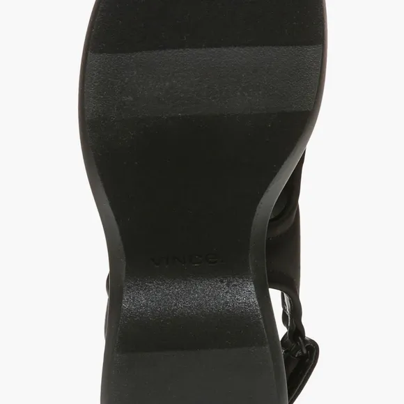 Vince Women's Fresca Black Strappy Slingback Sport Sandals Size 7 (MSRP $285)