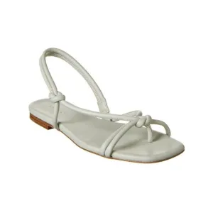 VINCE. Womens Green Straps Doyle Toe Block Heel Slip On Leather Sandals 9.5 M
