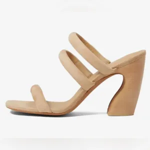 VinceWomen's Dara Slip On Strappy High Heel Sandals Sz 7.5