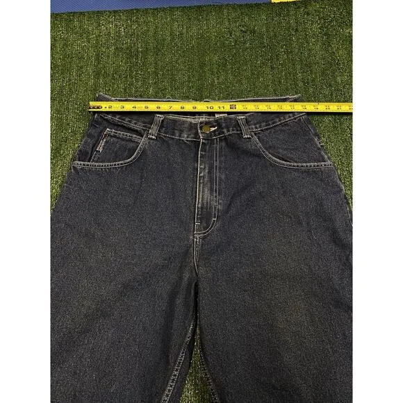 Vintage Akademiks New York Yankees Custom Embroidered Carpenter Jean Shorts 36