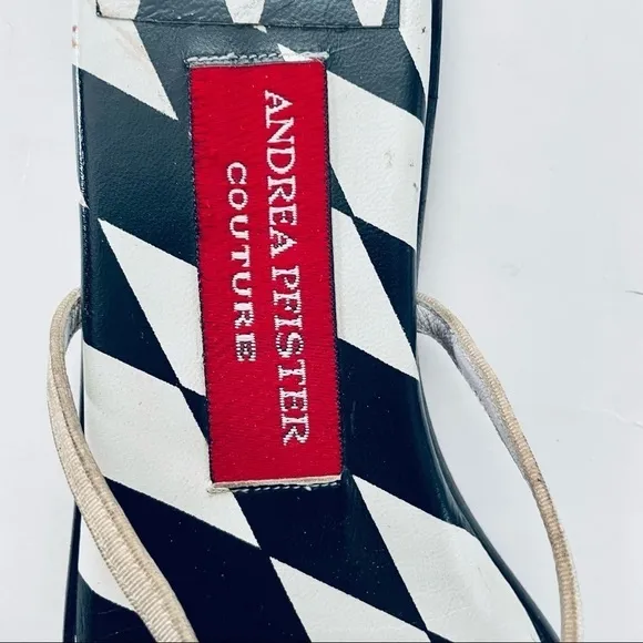 Vintage Andrea Pfister Couture Designer Sandals