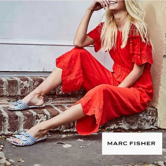 Vintage Inspired Marc Fisher Slide Sandals