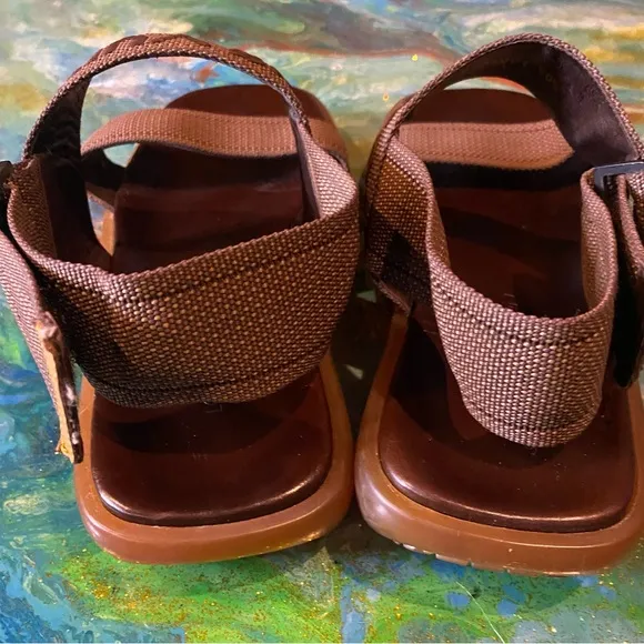 Vintage Louis Vuitton Brown Sandals Size 10.5