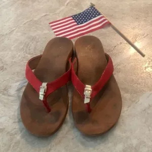 Vionic Red Sandals