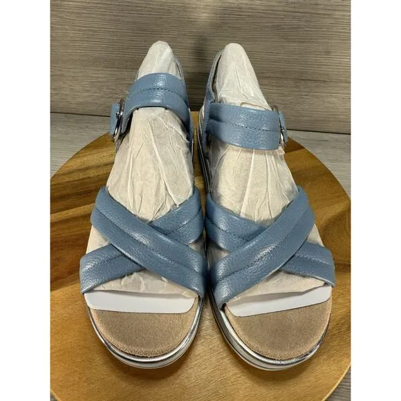 Vionic Reyna Women's Slide Adusjtable Strap Sandal Blue 8M