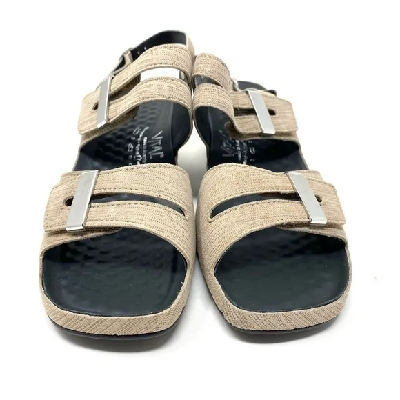 Vital 0506 beige slingback dress sandals