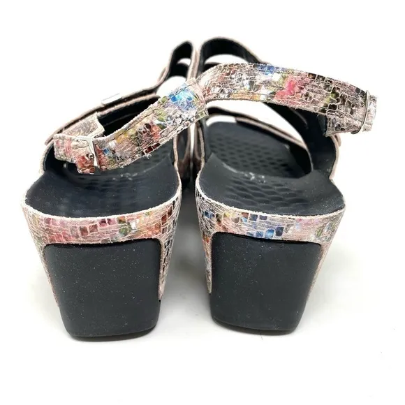 Vital 0506 Leather Dress Slingback Sandals Ethno Natur