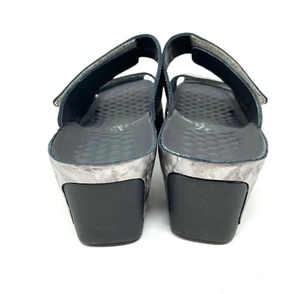 Vital 0520 Joy Seed Platin Mule Comfort Sandals