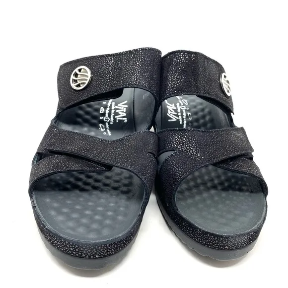 Vital 5104 Petra Frost Schwarz Comfort Dress Sandals