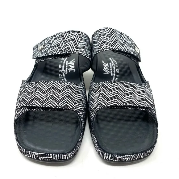 Vital Joy Breath Schwarz 0520 Leather Comfort Mule Sandals