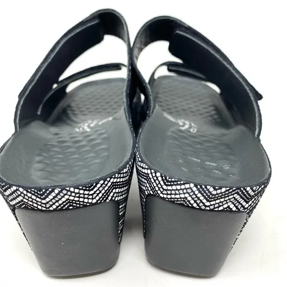 Vital Joy Breath Schwarz 0520 Leather Comfort Mule Sandals