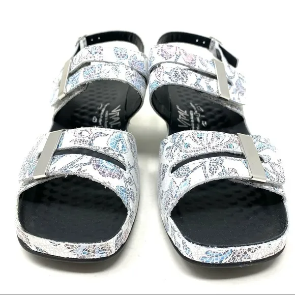 Vital Joy floral Leather Sandals