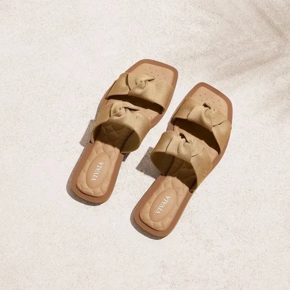 VIVAIA Pillow Top Slide Strappy Sandal size EU/40.5 US/9,9.5