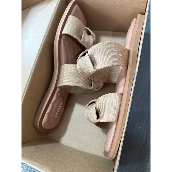 VIVAIA Pillow Top Slide Strappy Sandal size EU/40.5 US/9,9.5