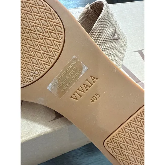 VIVAIA Pillow Top Slide Strappy Sandal size EU/40.5 US/9,9.5