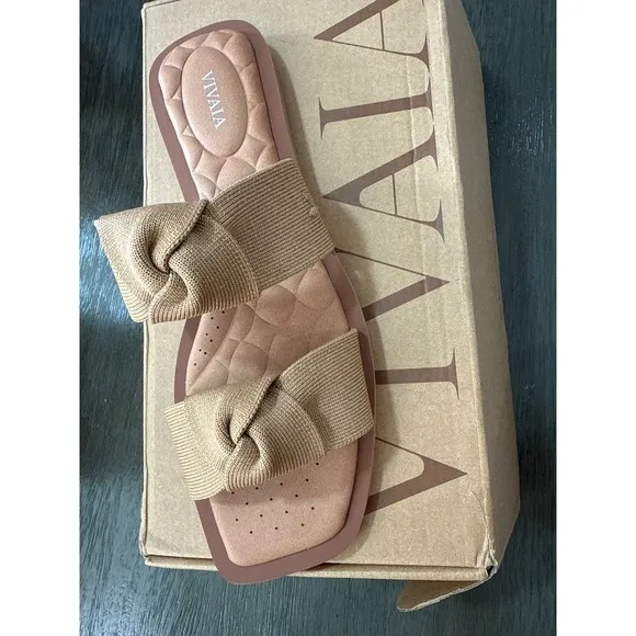 VIVAIA Pillow Top Slide Strappy Sandal size EU/40.5 US/9,9.5