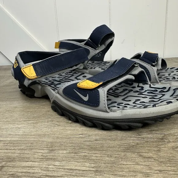 Vtg Nike ACG All-Trac Amphibious Navy Gray Hiking Sandals Men's Size 8 Gorpcore