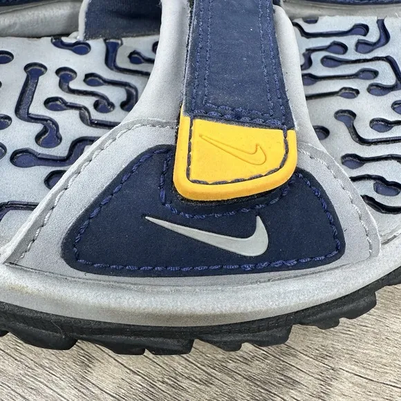 Vtg Nike ACG All-Trac Amphibious Navy Gray Hiking Sandals Men's Size 8 Gorpcore
