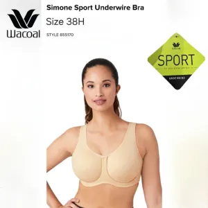 Wacoal Simone Sports Bra Size 38H