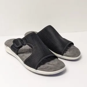 Walking Cradles Simmons Slide Sandals, Black, Women's 12 M