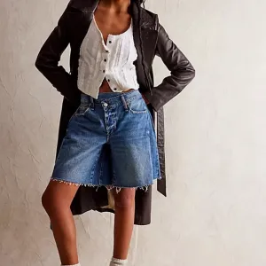 We The Free Boomerang Long Jeans Shorts