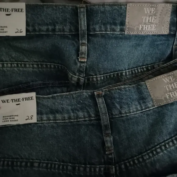 We The Free Boomerang Long Jeans Shorts