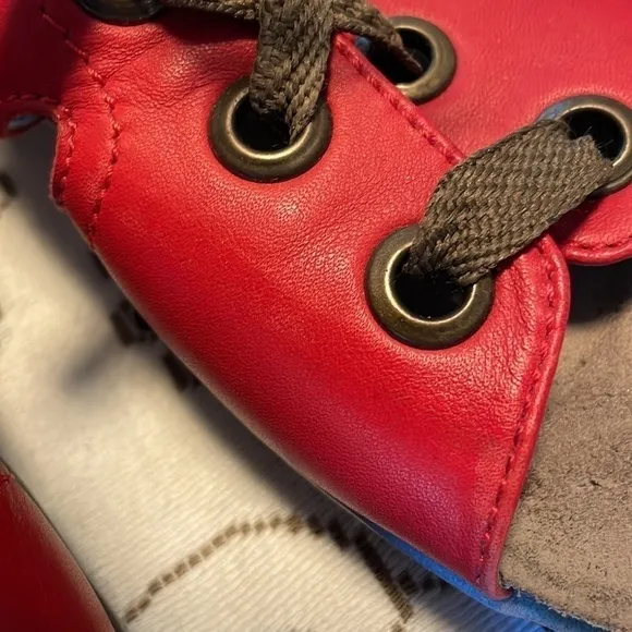 WOLKY Alula RED Made For Walking Sandals Brown Shoe Laces