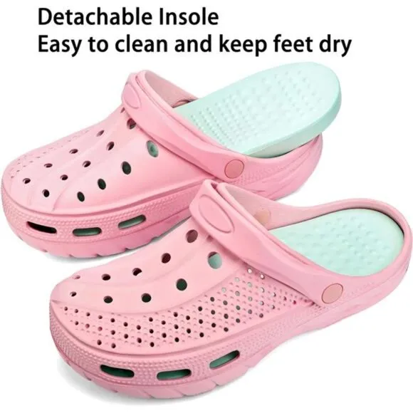 Women Men Orthopedic Clogs Arch Support Garden Shoes Sandals Slippers